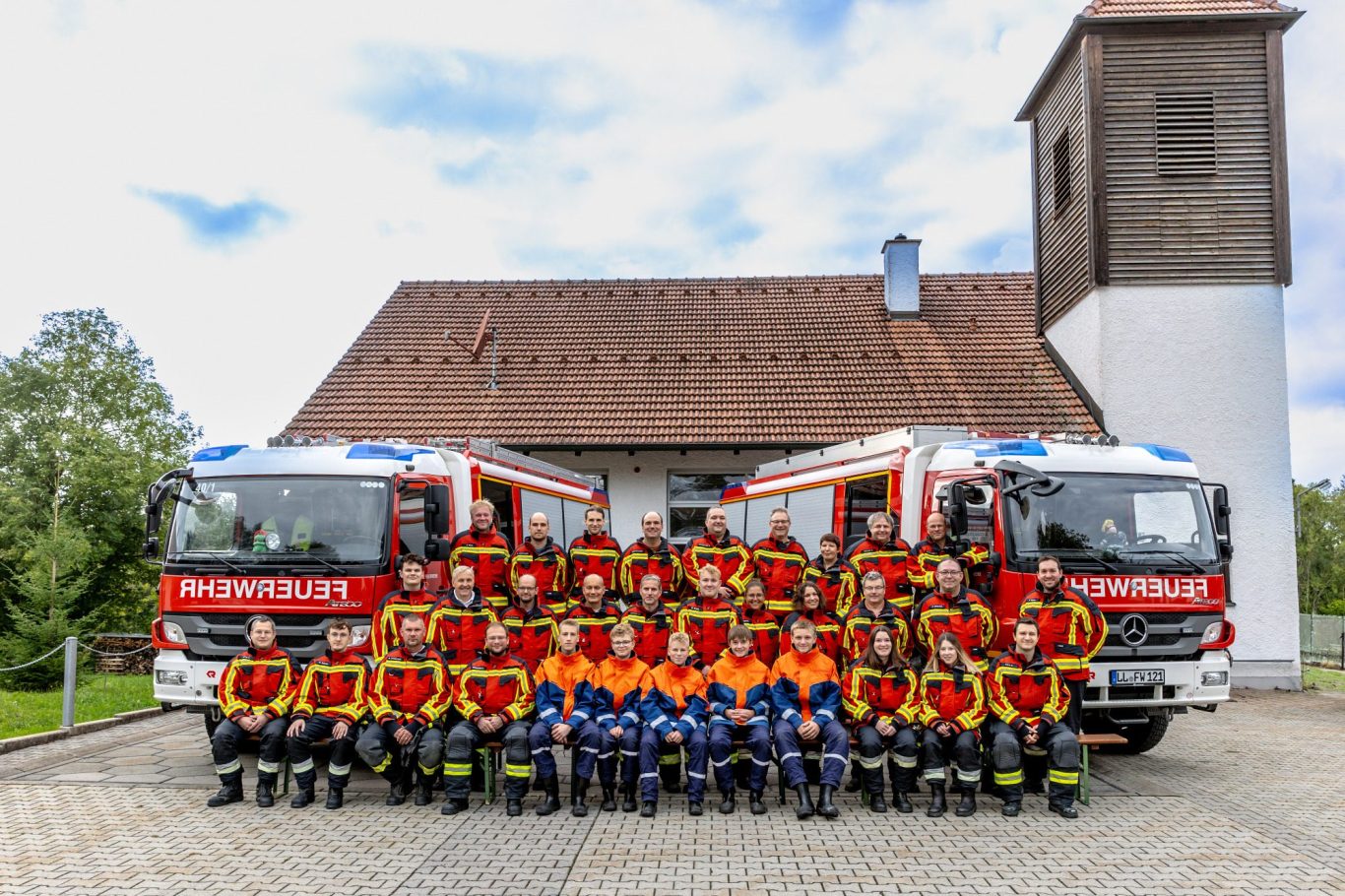 Mannschaft der Freiwilligen Feuerwehr Greifenberg